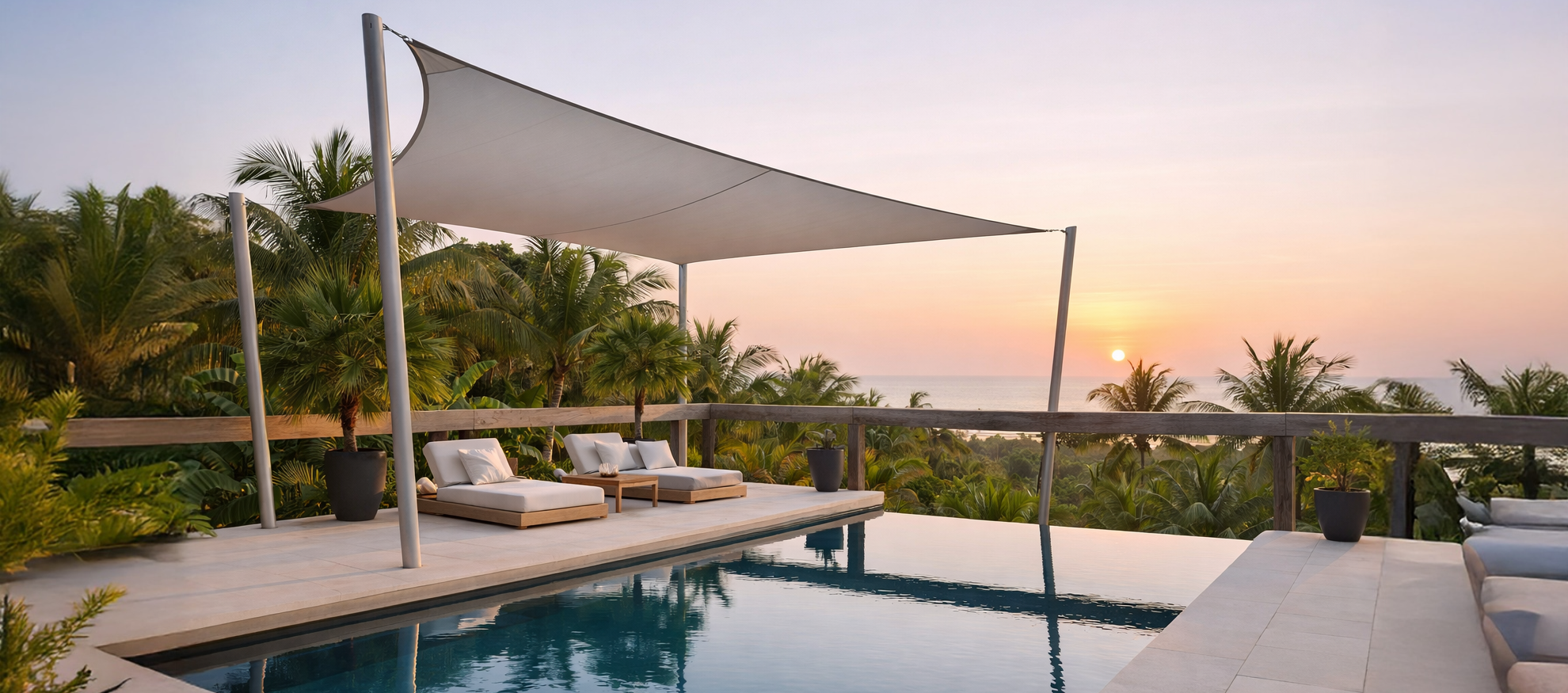 voile d'ombrage sur mesure